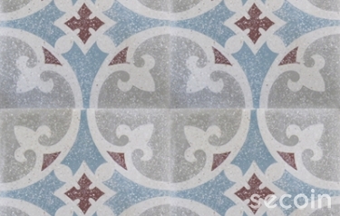 Encaustic terrazzo 300x300